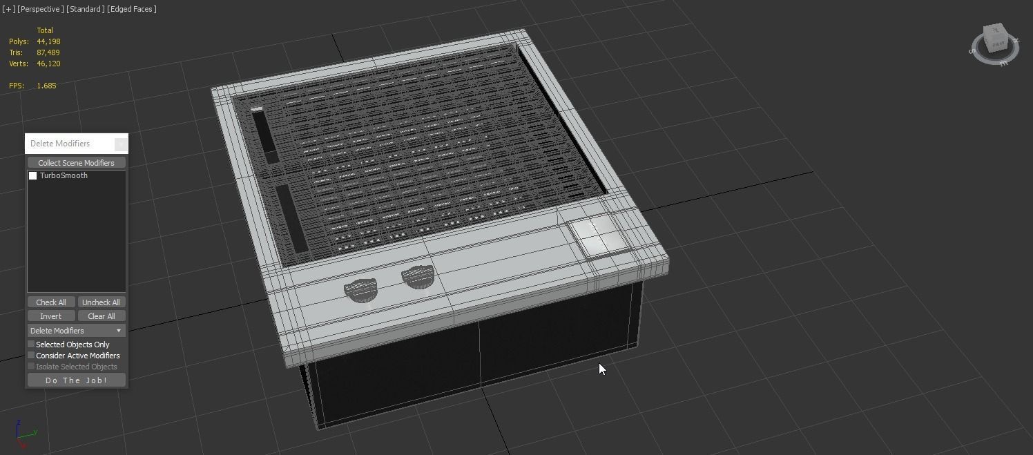 Artusi Built-In Barbecue ABBQM3 Cookstop 3D model_3