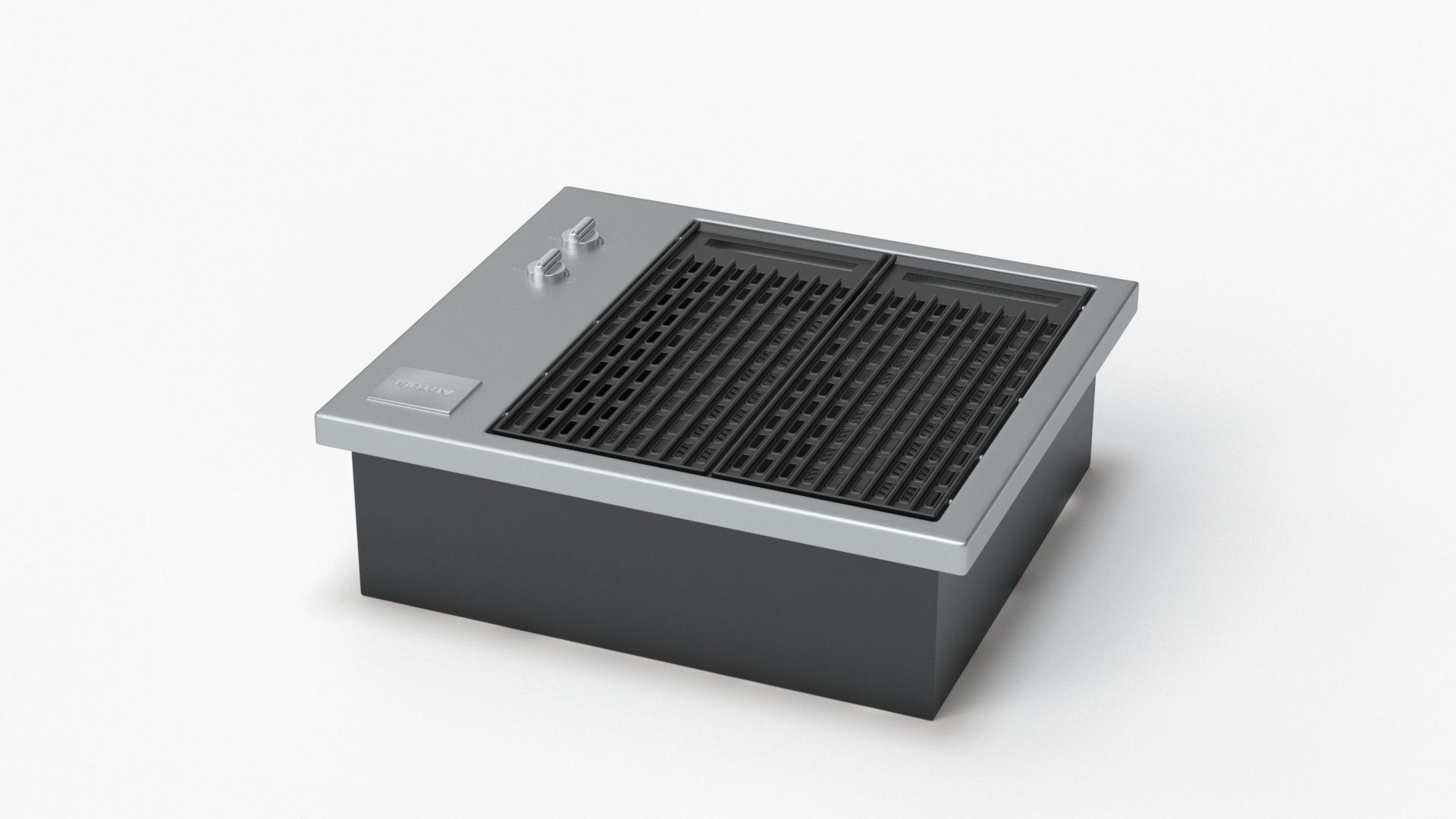 Artusi Built-In Barbecue ABBQM3 Cookstop 3D model_25
