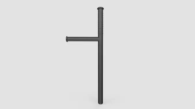 Police Baton Low-poly 3D model