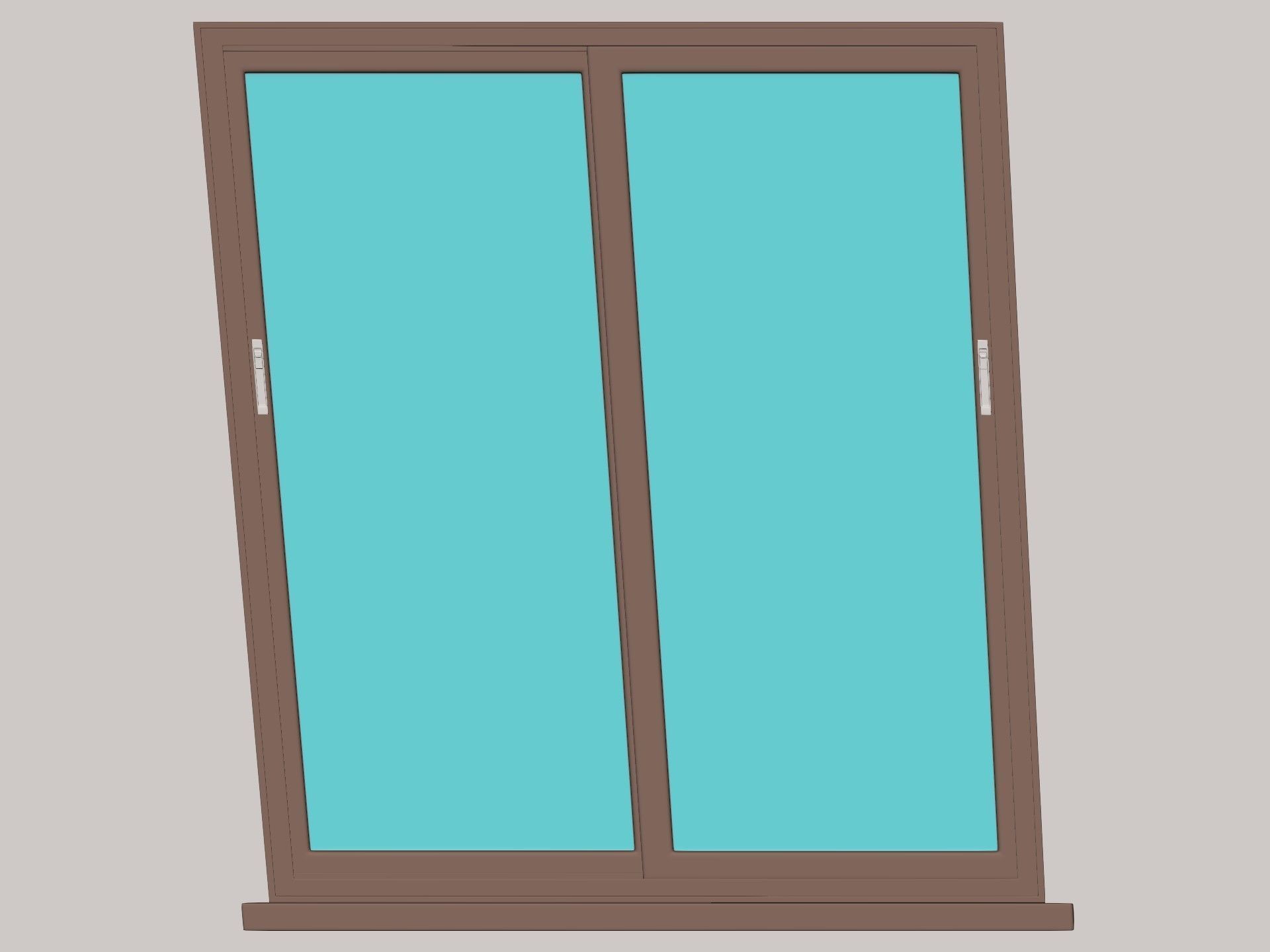 Cartoon House - Sun - Clouds - Tree - Garden Low-poly 3D model_20