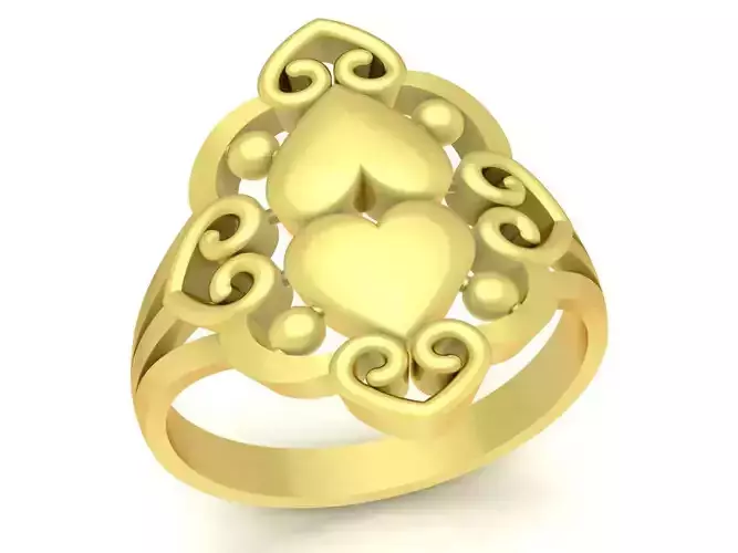 24K Gold Ring Dubai Gold Ring for Women  3435