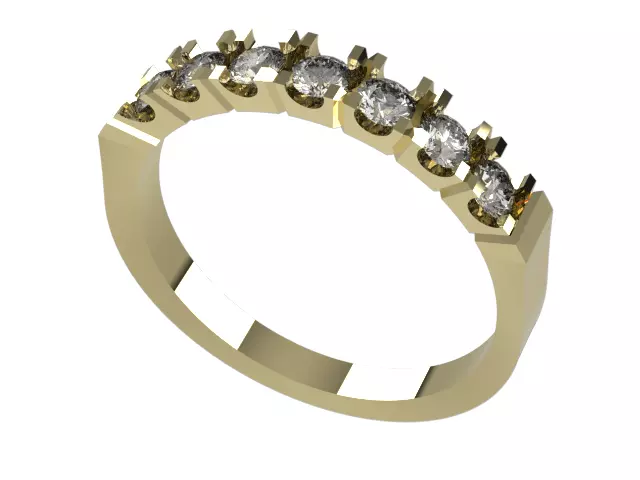 wedding ring 3D print model