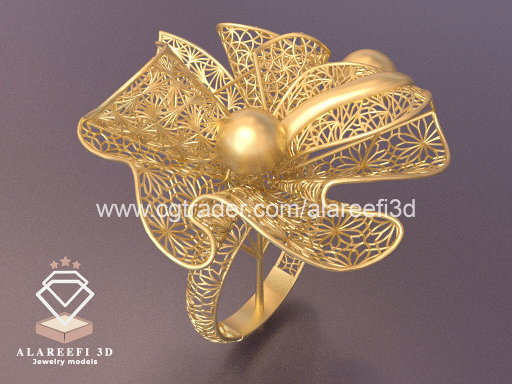 Set of 6 Ultra Vision Rings- set 009 3D print model_4