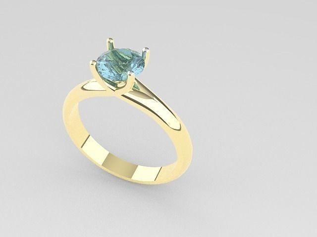 wedding ring 3D print model
