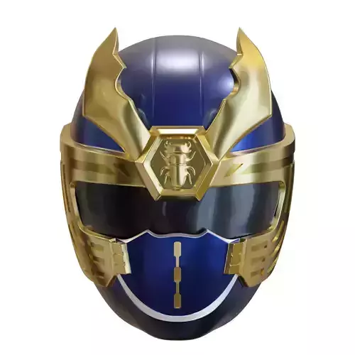 Navy Thunder Ranger Ninja Storm Helmet 3D print model