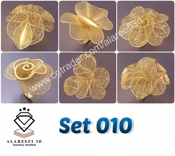 Set of 6 Ultra Vision Rings- set 010