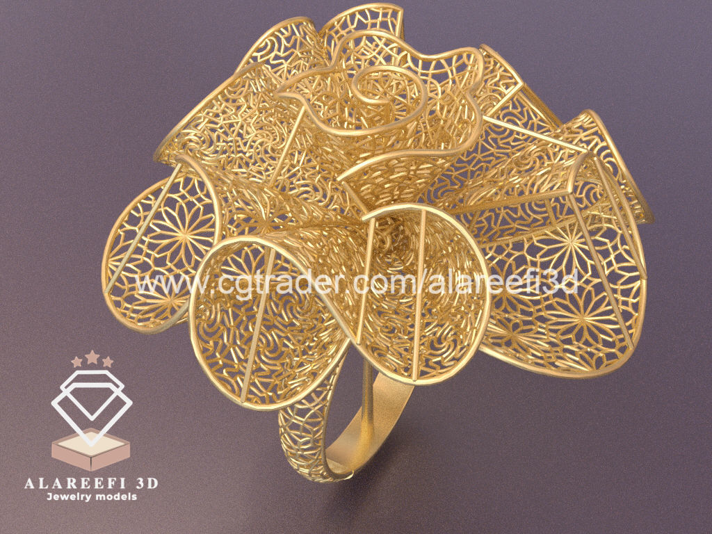 Set of 6 Ultra Vision Rings- set 011 3D print model_1