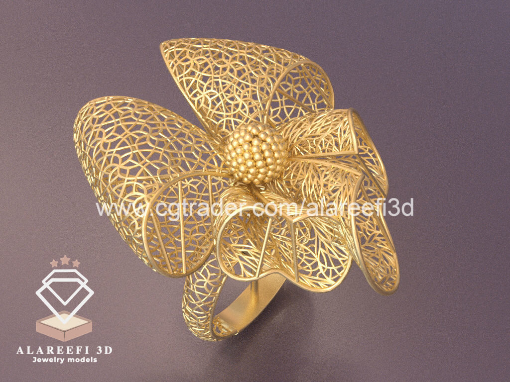 Set of 6 Ultra Vision Rings- set 011 3D print model_3