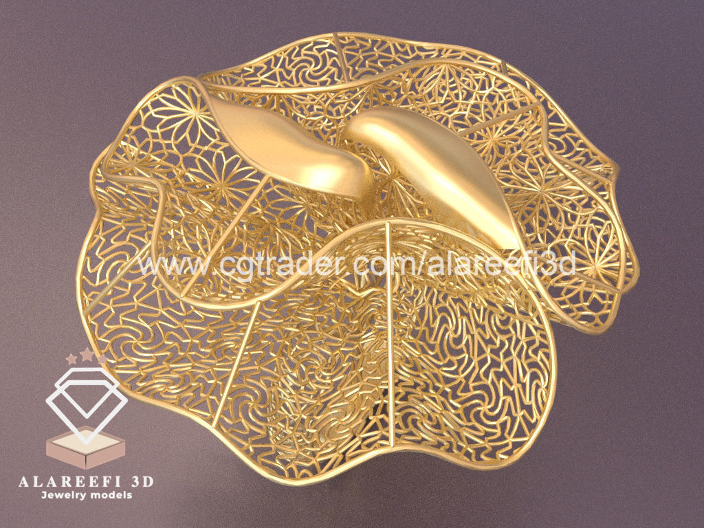 Set of 6 Ultra Vision Rings- set 011 3D print model_6