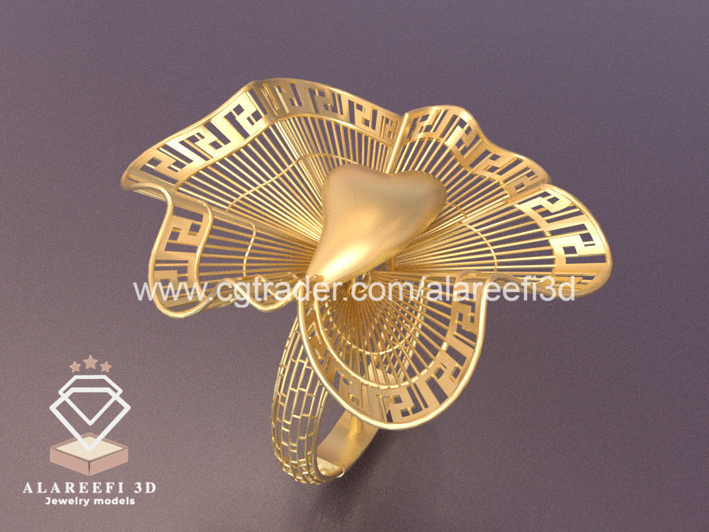 Set of 6 Ultra Vision Rings- set 011 3D print model_5