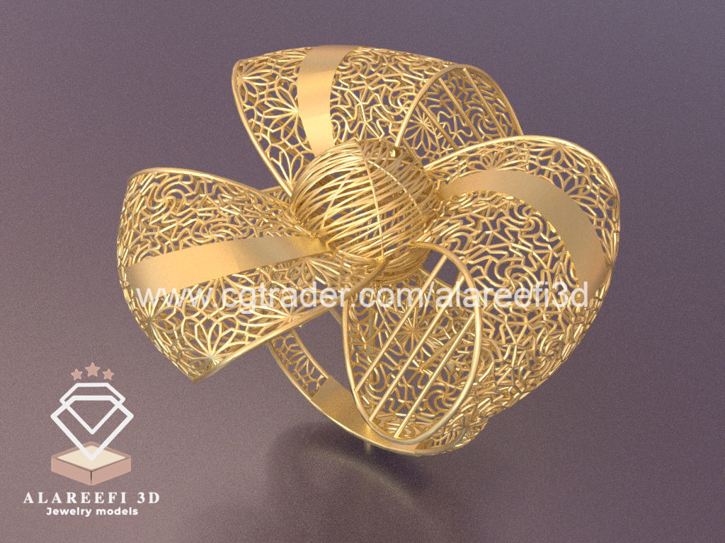 Set of 6 Ultra Vision Rings- set 011 3D print model_2