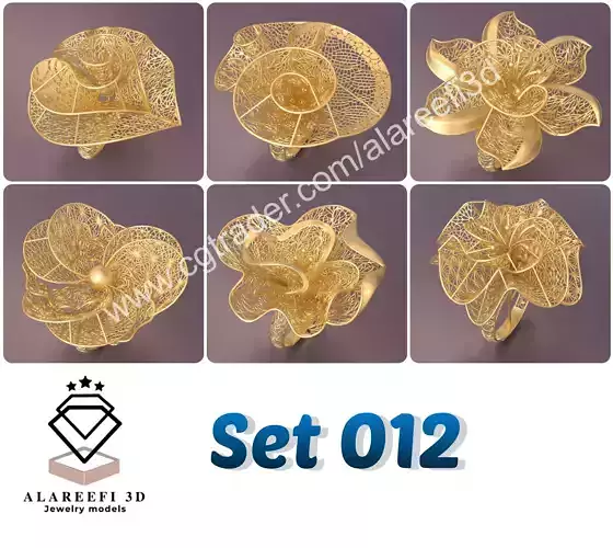 Set of 6 Ultra Vision Rings- set 012