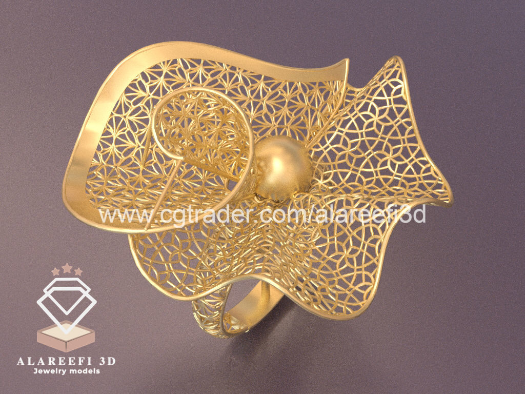 Set of 6 Ultra Vision Rings- set 013 3D print model_5