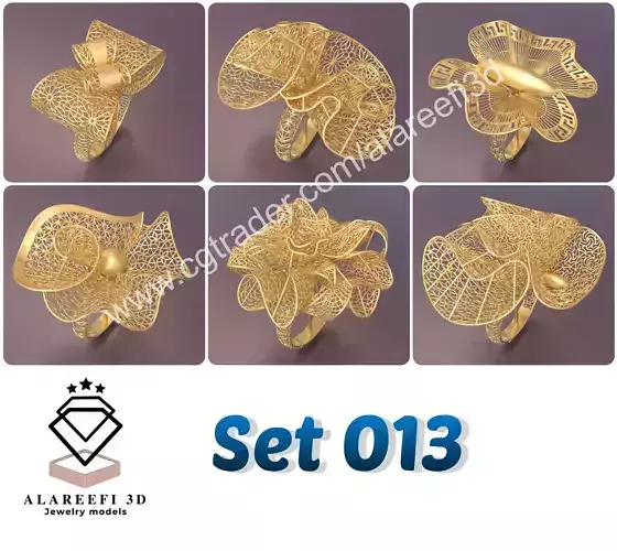 Set of 6 Ultra Vision Rings- set 013