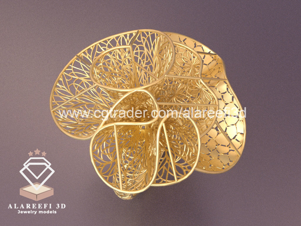 Set of 6 Ultra Vision Rings- set 014 3D print model_3