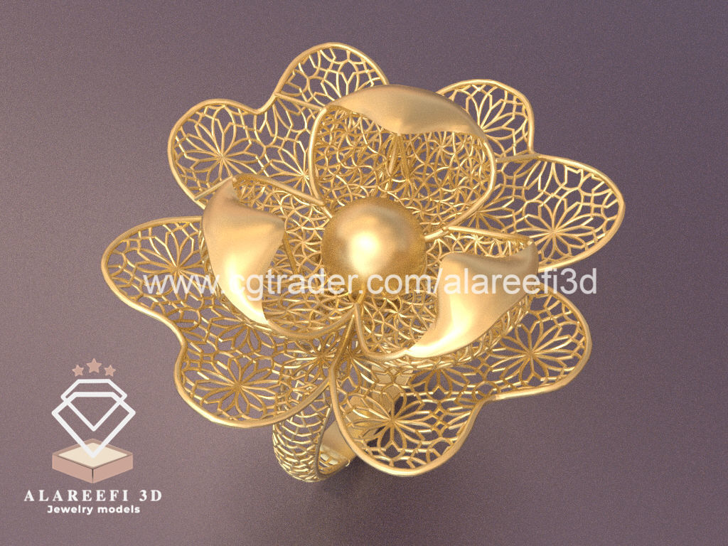 Set of 6 Ultra Vision Rings- set 014 3D print model_4