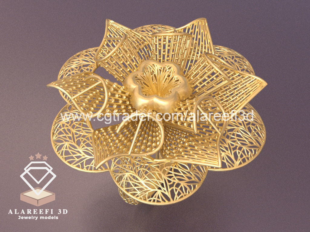 Set of 6 Ultra Vision Rings- set 014 3D print model_6