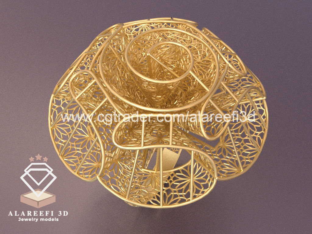 Set of 6 Ultra Vision Rings- set 014 3D print model_2