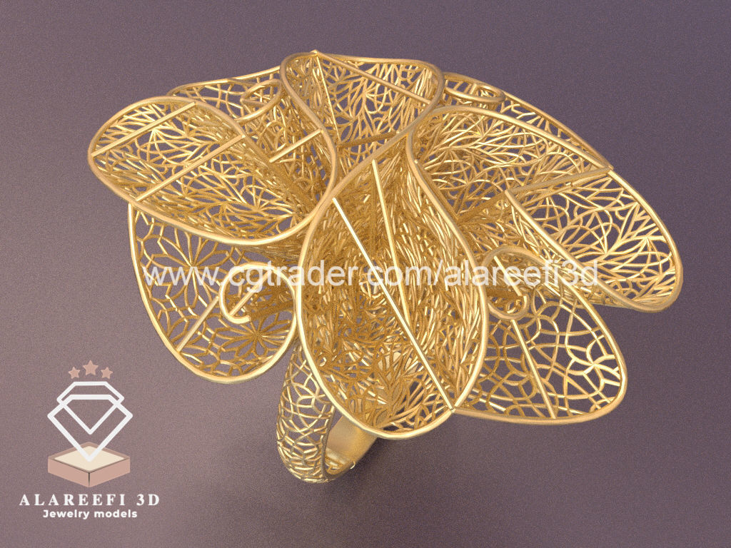 Set of 6 Ultra Vision Rings- set 015 3D print model_1