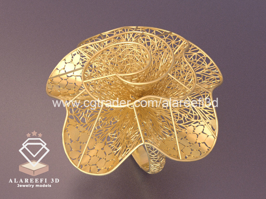 Set of 6 Ultra Vision Rings- set 015 3D print model_6