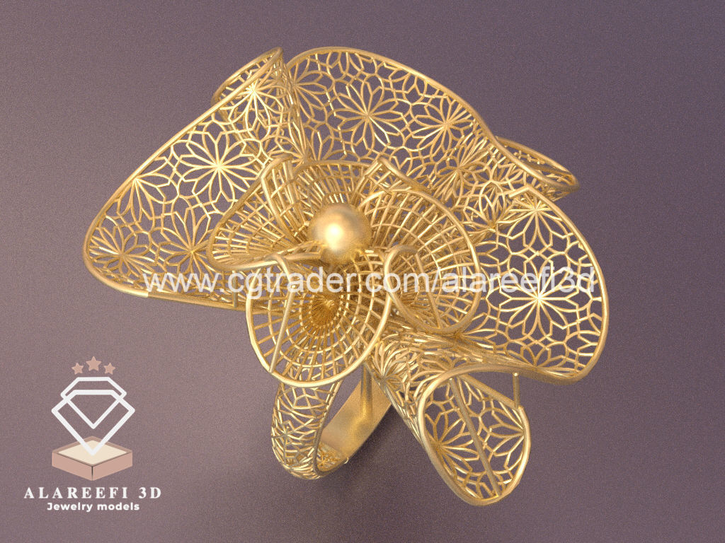 Set of 6 Ultra Vision Rings- set 015 3D print model_3