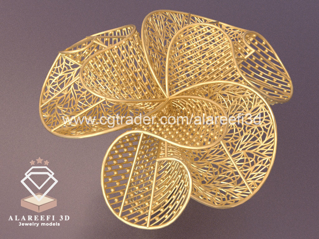 Set of 6 Ultra Vision Rings- set 016 3D print model_4