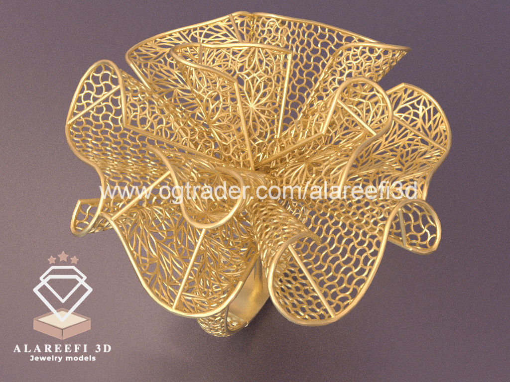 Set of 6 Ultra Vision Rings- set 016 3D print model_5