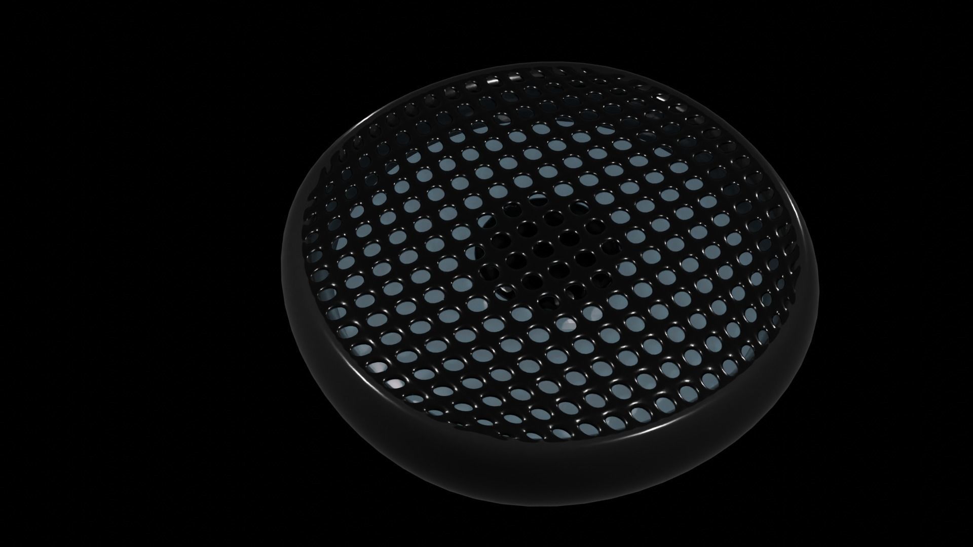 speaker with holes in it 3D model_1