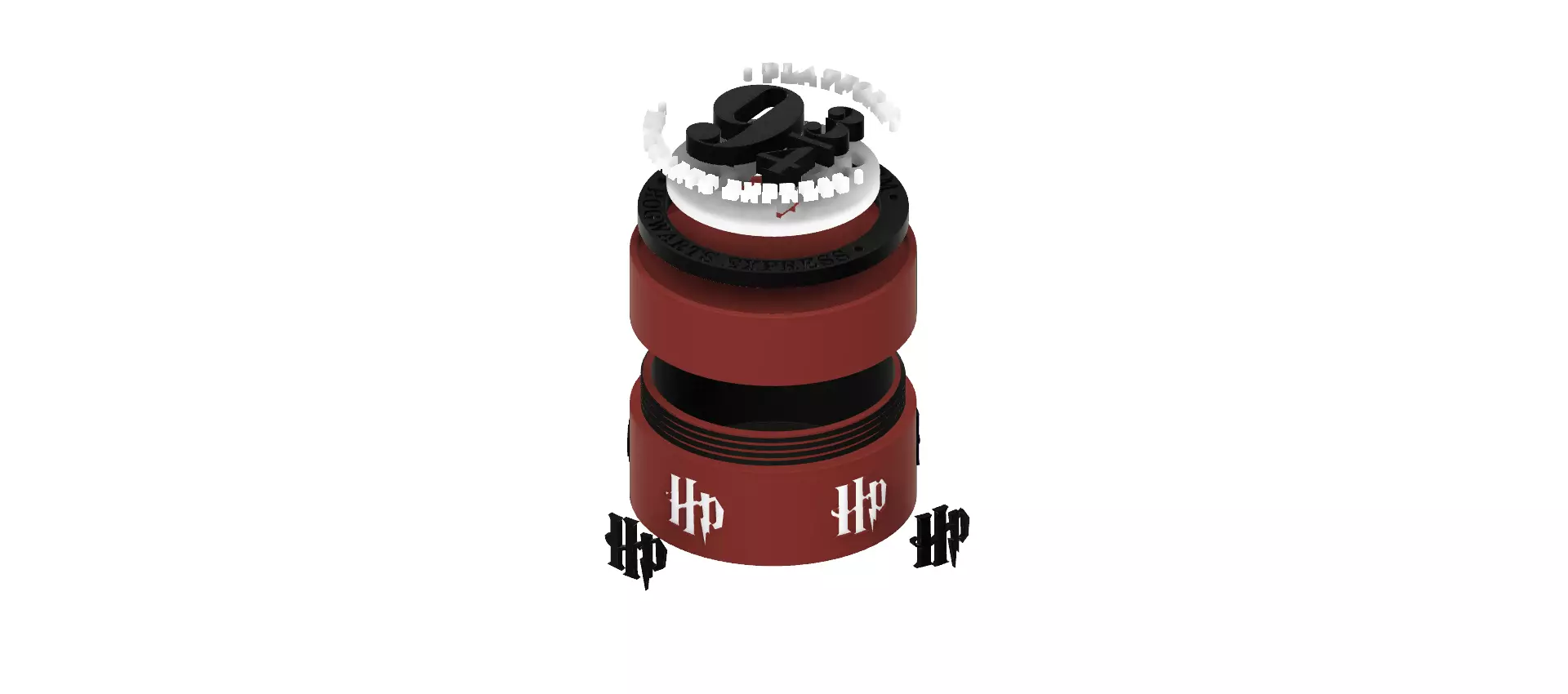 Harry Potter Container  3D print model_0