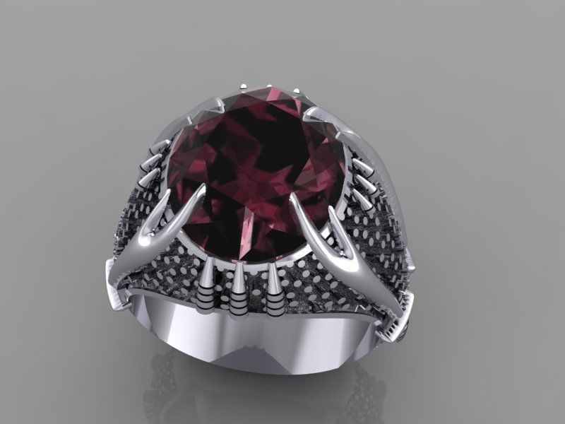 Classic Turkish Ring  3D Printable Design 3D print model_3