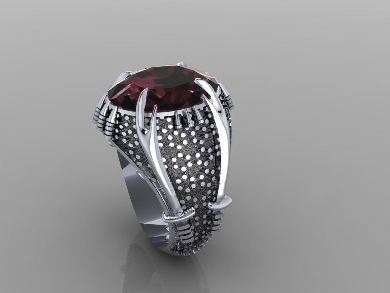 Classic Turkish Ring  3D Printable Design 3D print model_4