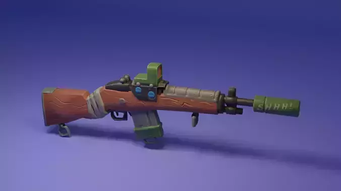 Stylized Rifle Model
