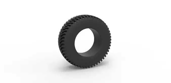 Tractor tire Scale 1 to 25