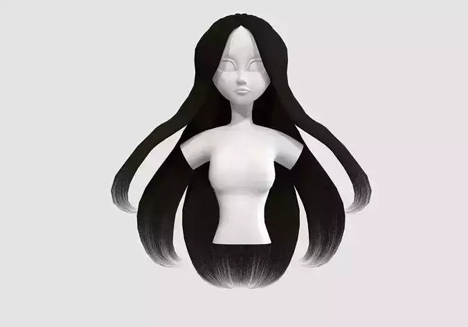 thick long hairstyle 