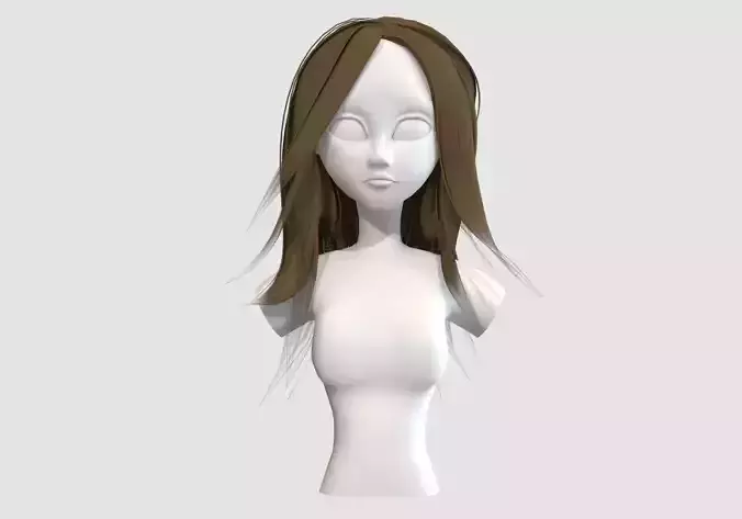 sharp cartoon hairstyle 