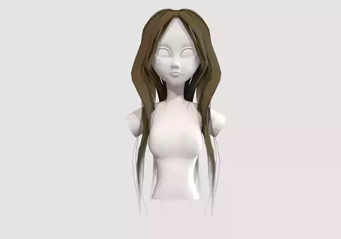 long chaotic hairstyle 