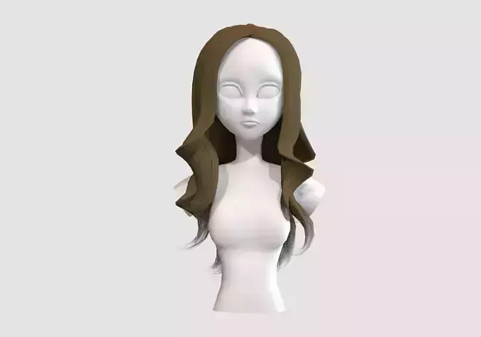 curly female hairstyle 