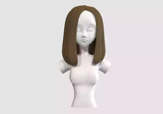 cartoon basic hairstyle 