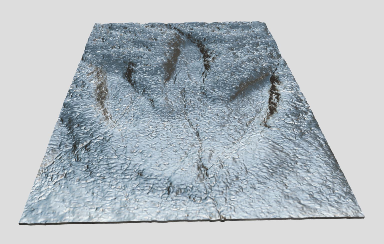 Tyrannosaurus Rex Footprint - fossil-dinosaur-3D Printing 3D model_7