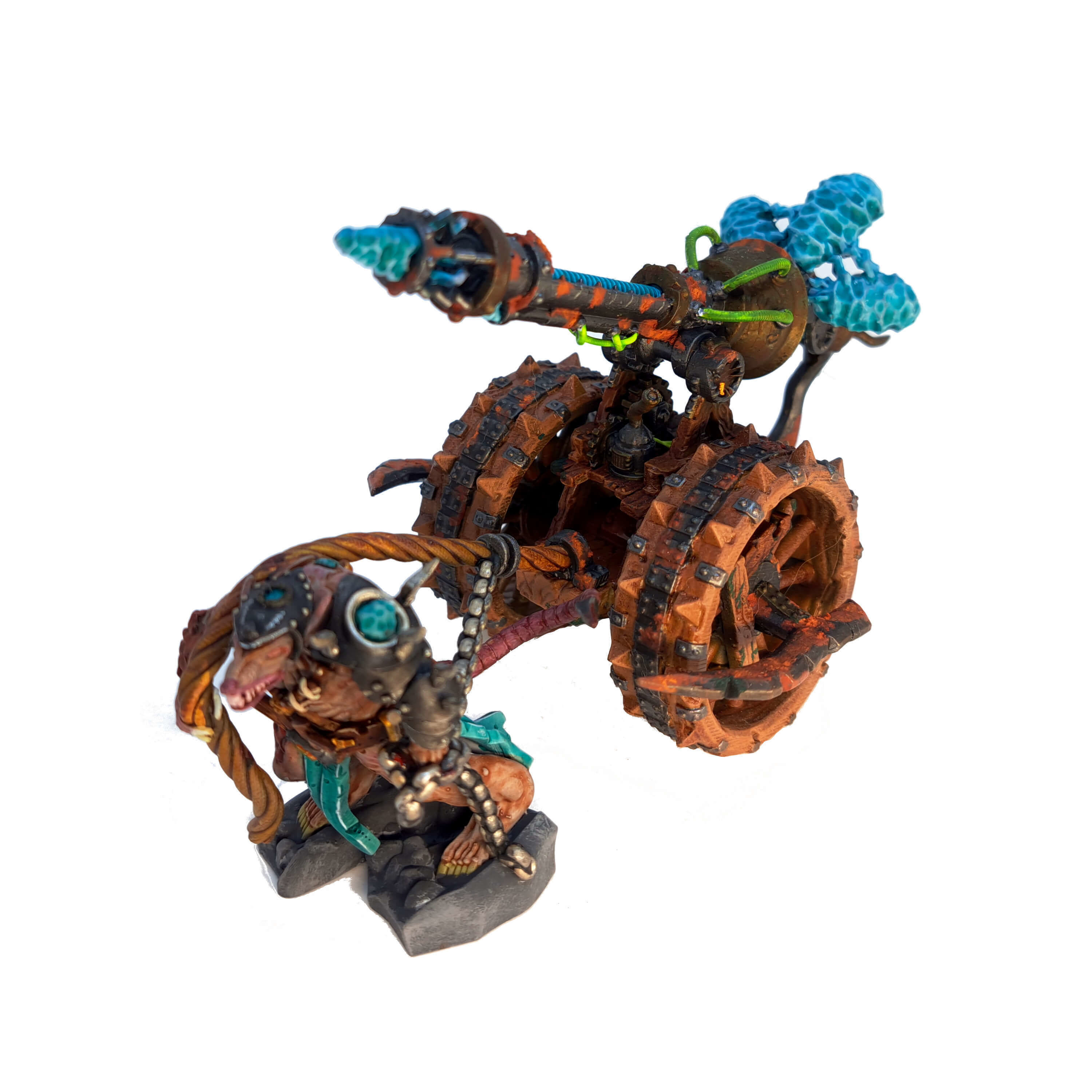 Rat Swarms Lighting Cannon Fantasy Miniature  3D print model_14