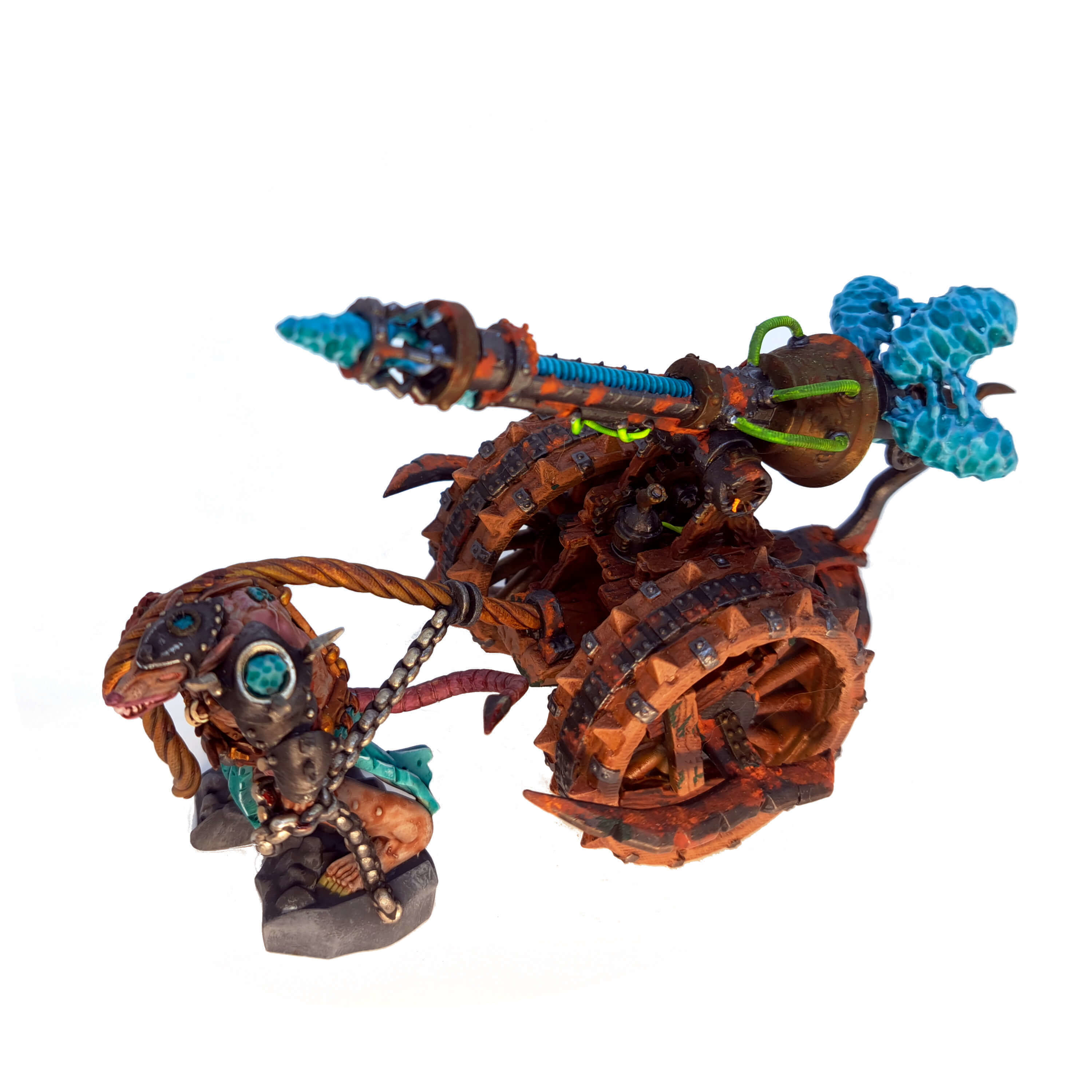 Rat Swarms Lighting Cannon Fantasy Miniature  3D print model_19