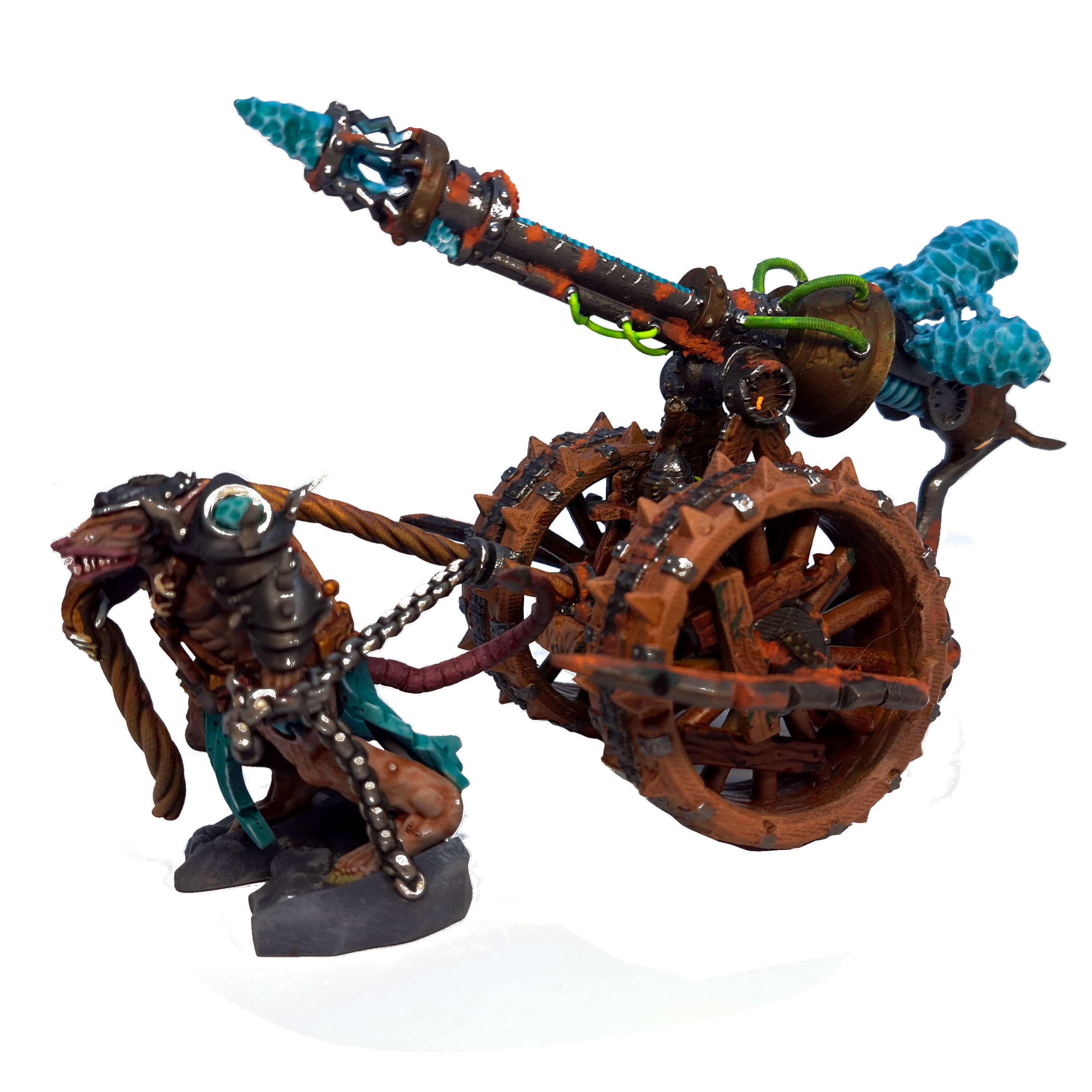 Rat Swarms Lighting Cannon Fantasy Miniature  3D print model_18