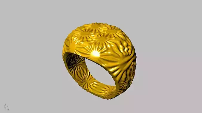 textured signet ringstl verified
