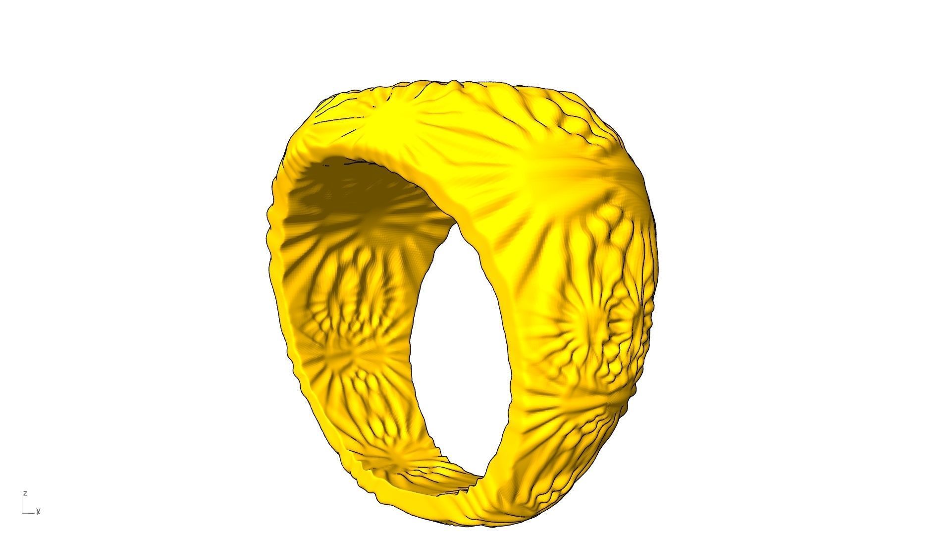 textured signet ringstl verified 3D print model_15