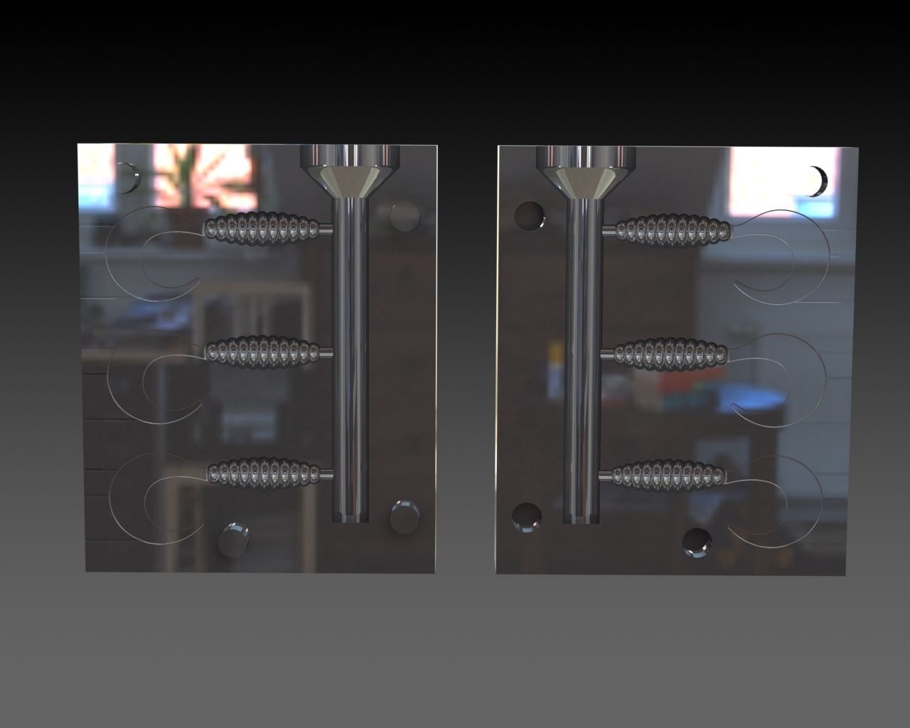 Printable 3D model Manns Twister 70mm and Mold 3D print model_2