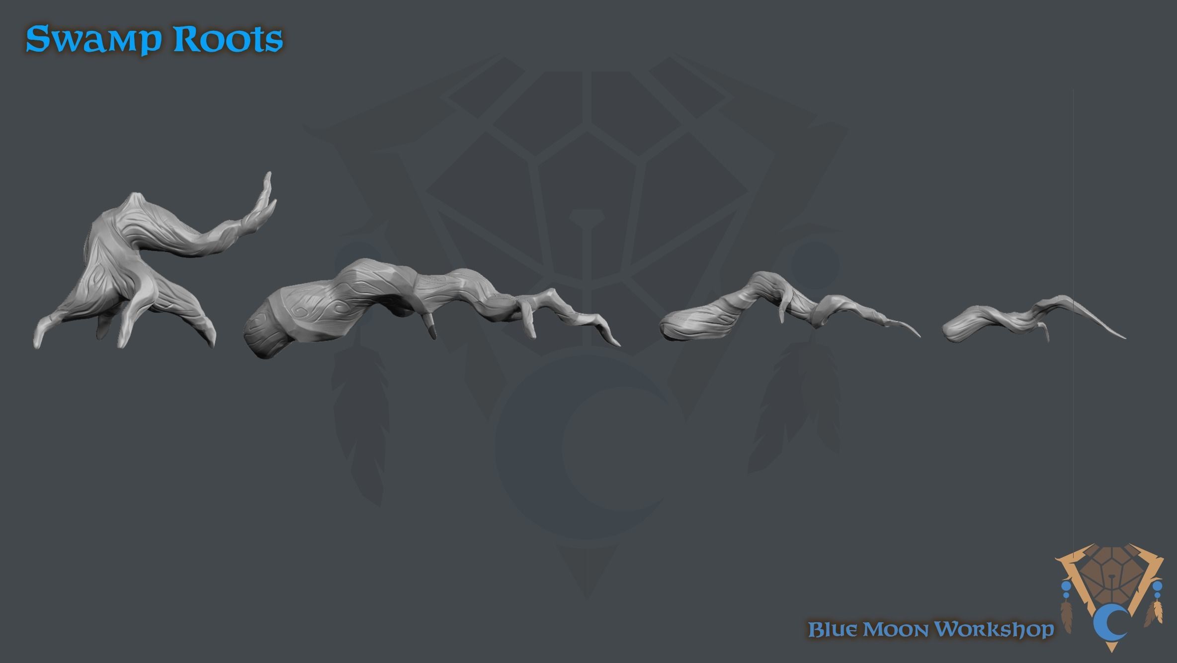 Swamp Roots 3D print model_2