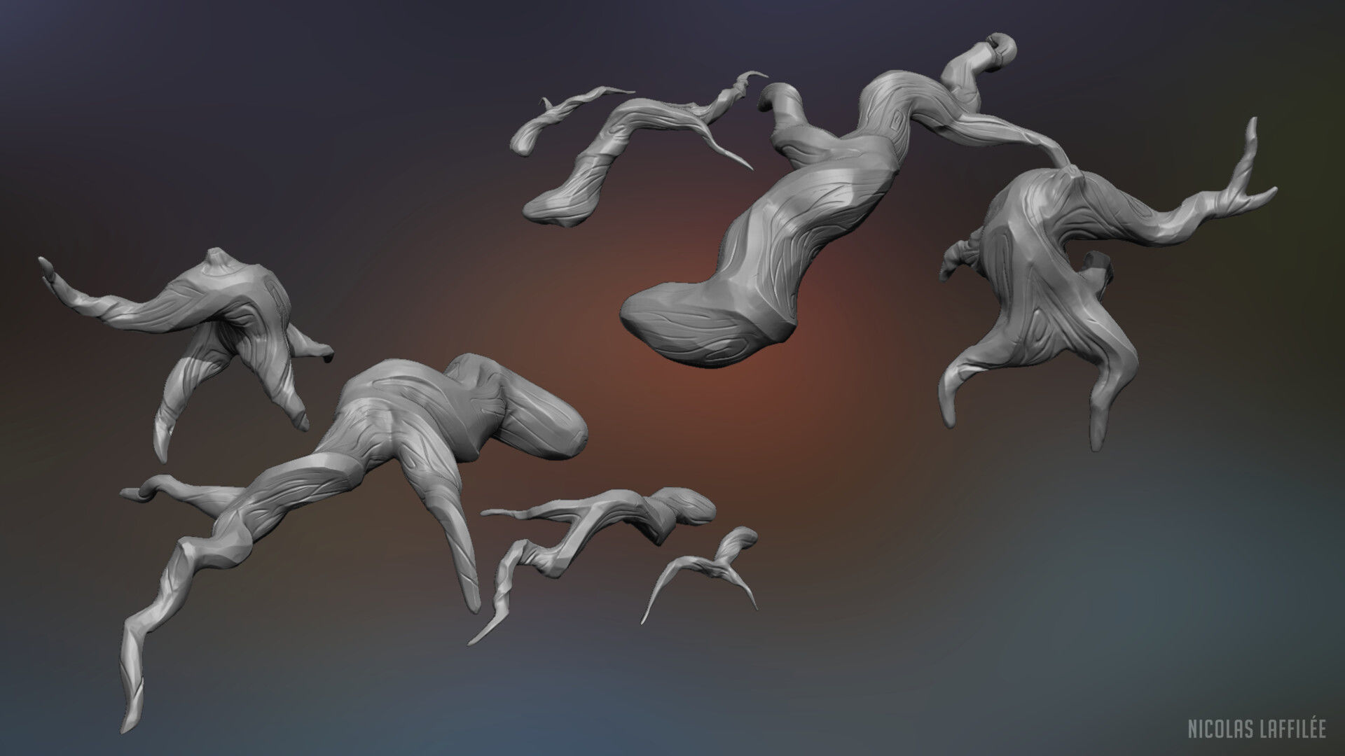 Swamp Roots 3D print model_1