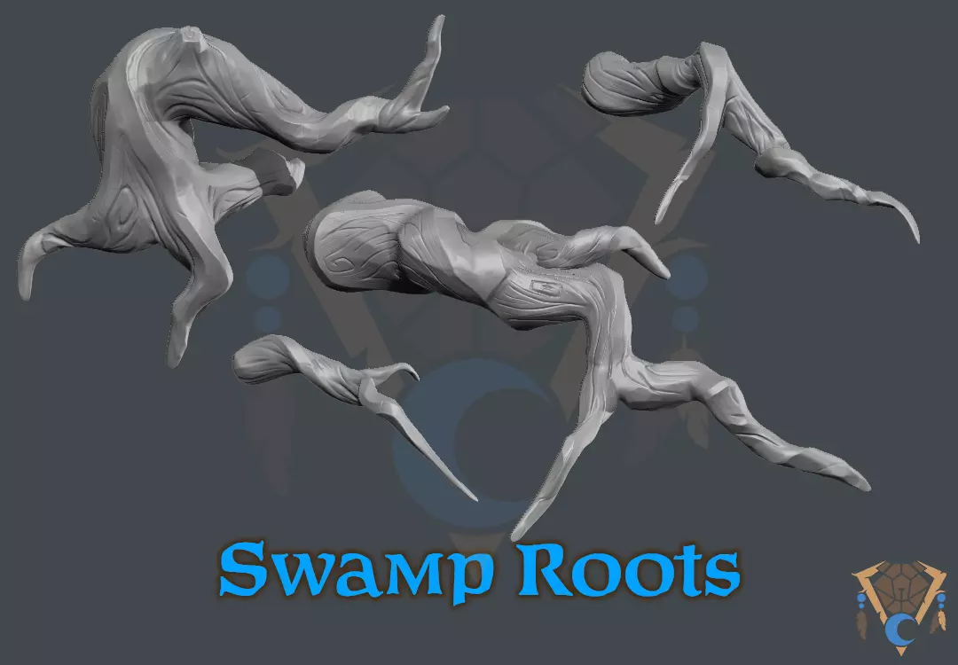 Swamp Roots 3D print model_0