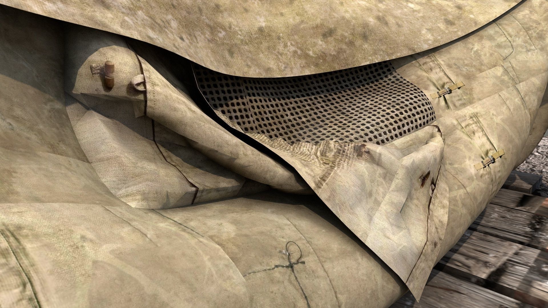 Survival Tent v5 3D model_11