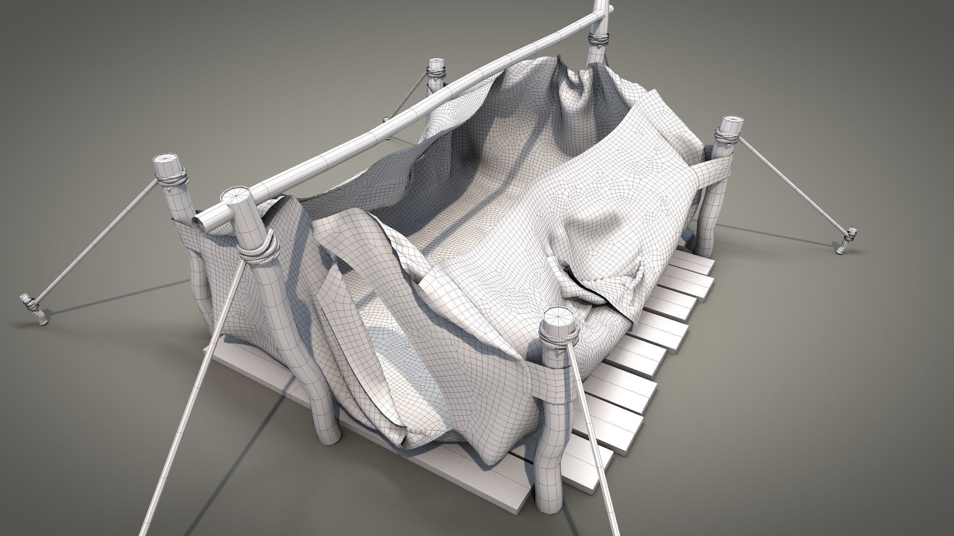 Survival Tent v5 3D model_17